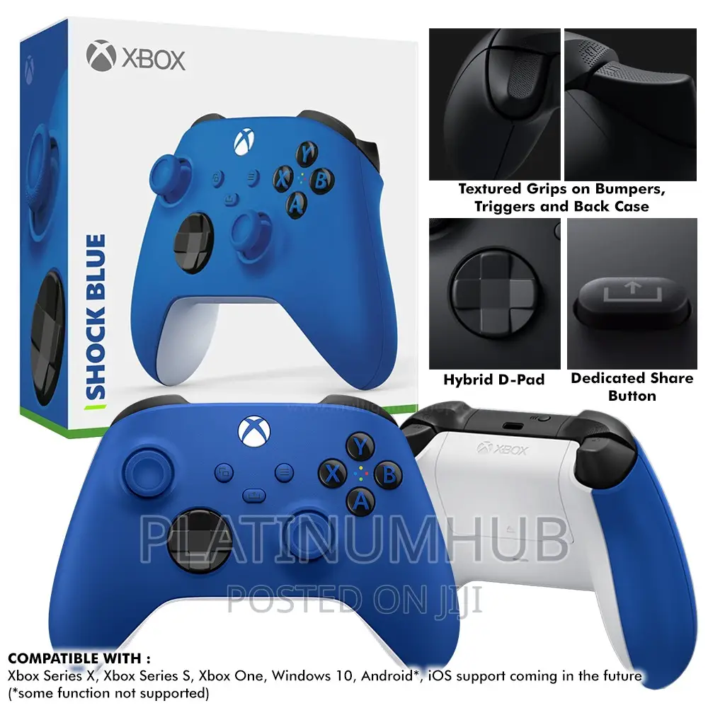 Xbox Shock Blue Pad Y8n