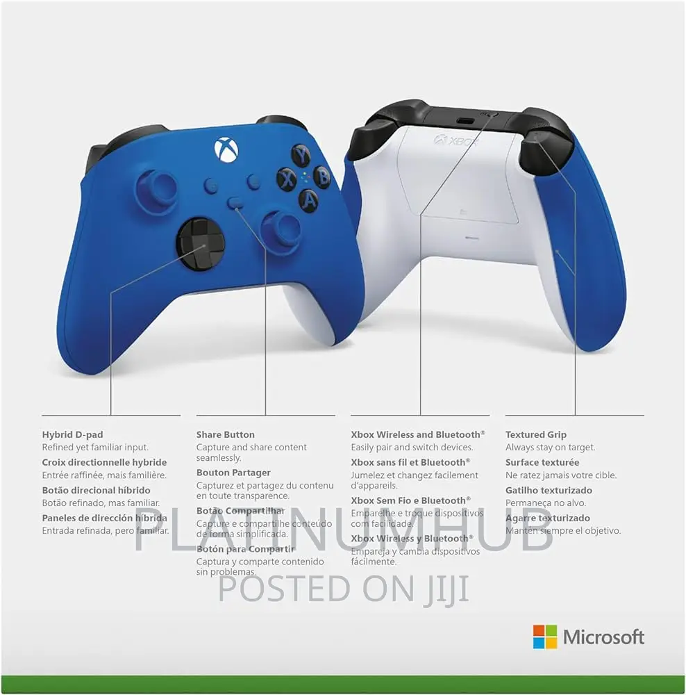 Xbox Shock Blue Pad Y7b