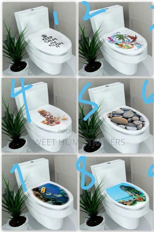 *Creative 3D Toilet Seat Decals Removable Waterproof- - main view