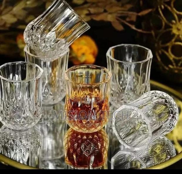 6pcs Short Crystal Diamond Glasses*  - main view