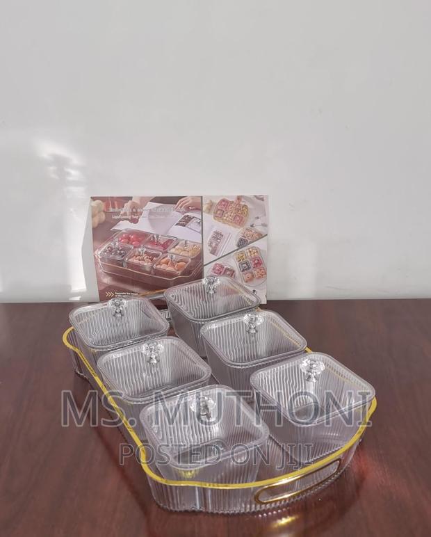 40x25cm Acrylic Tray + 6pcs 420ml Candy Boxes - thumbnail 3