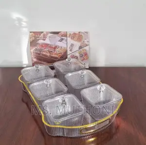 40x25cm Acrylic Tray + 6pcs 420ml Candy Boxes