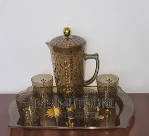 Acrylic Water Sets a Tray, 2.3L Jug, 4 Tumblers 2