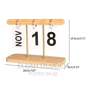 Minimalism Creative Office Decoration Wooden Carlender