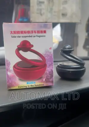 Solar Rotating Refillable Air Freshener. For Toyota,Subaru