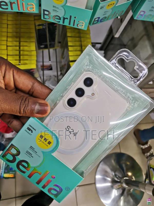 Berlia Transparent Clear Case for Samsung S24 - thumbnail 3