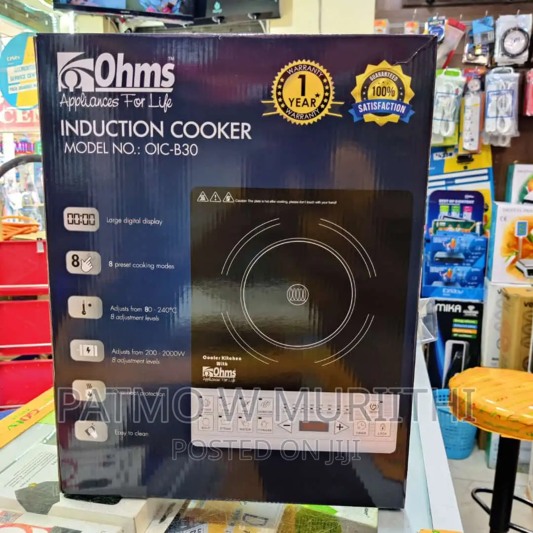 Induction Cooker, Ohms Induction Cooker 2000W in Nairobi Central