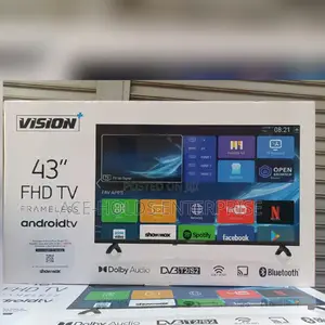 43" Smart Android Frameless Tv - Vision 