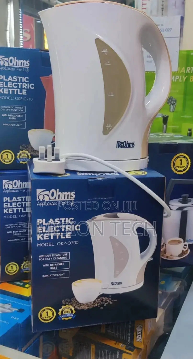Ohms 1500watts Cordless Kettle