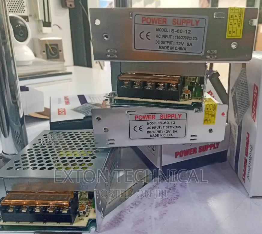 12v 5 Amperes Power Supply Unit Open