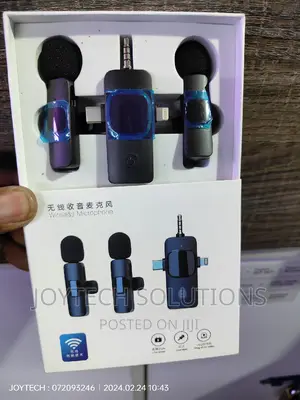 Microphone Wireless for Mobile Phone and Camera. Universal.