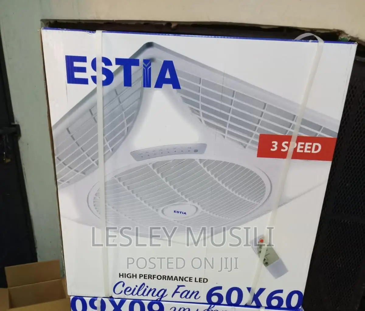Estia Ceiling Fan 60*60 With High Performance Led