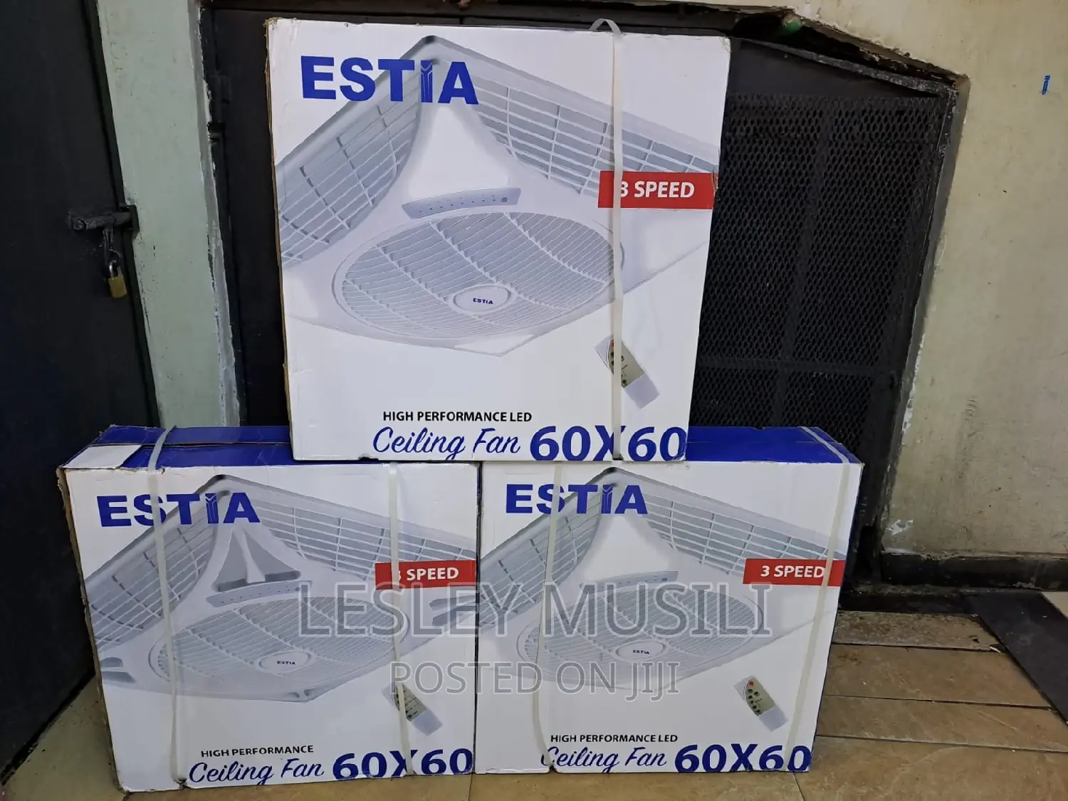 Estia Ceiling Fan 60*60 With High Performance Led