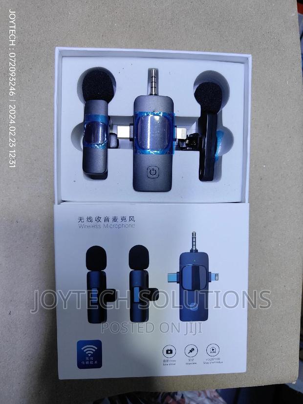 Wireless Lavalier Collar Microphone . Camera, iPhone, Typec - main view