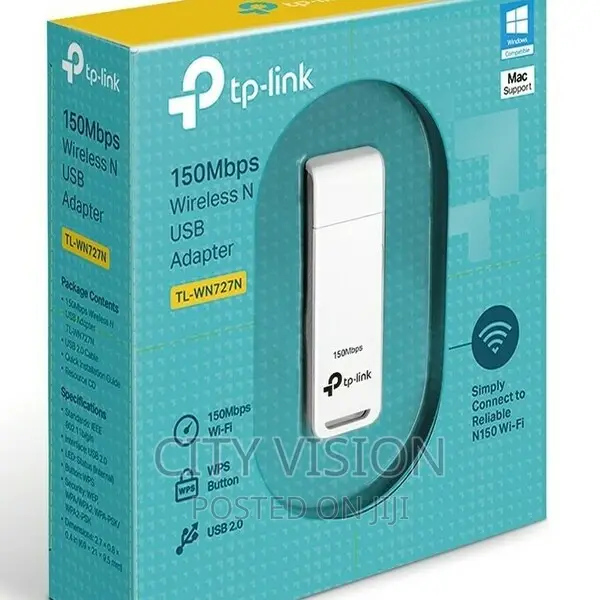 Tp-Link TL-(WN727N) 150mbps Wireless USB Adapter!!Wn727n!!