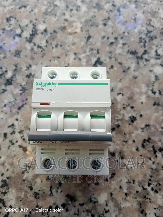 3pole MCB Schneider 63a