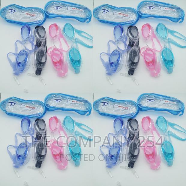 Swim Goggles Anti-Fog Accessible in Blue, Pink,
