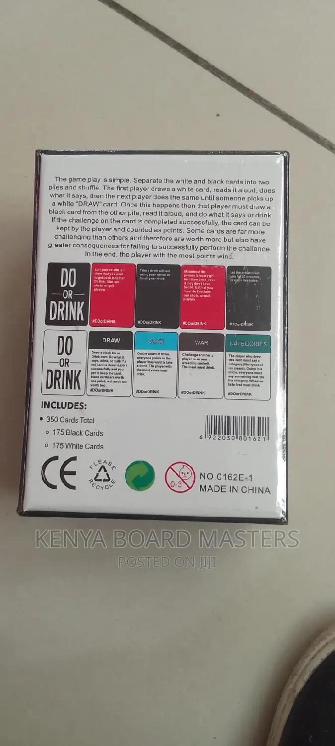 Party Games Do or Drink ,Do or Drink a 30 Min Play Game