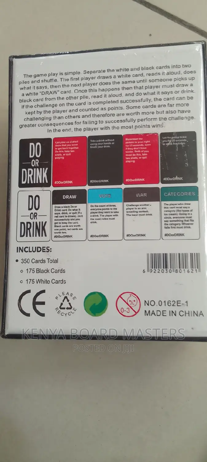 Do or Drink ,Do or Drink ,Play Cards of 350 Cards