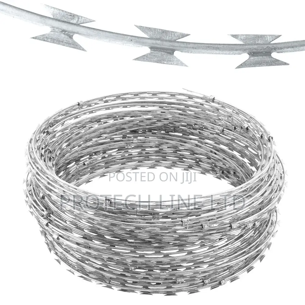 450mm Galvanized Cross Barbed Razor Wire
