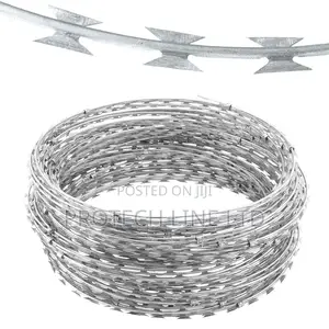 450mm Galvanized Cross Barbed Razor Wire