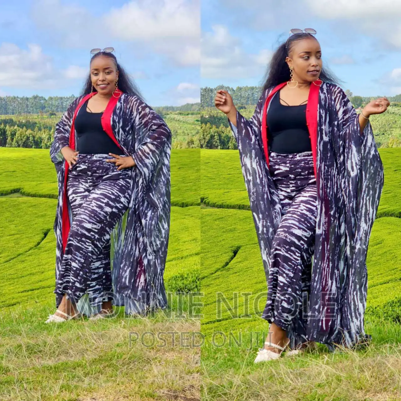 High Quality Kimono 2pc Set/ Beach Wear/Holiday Outfit