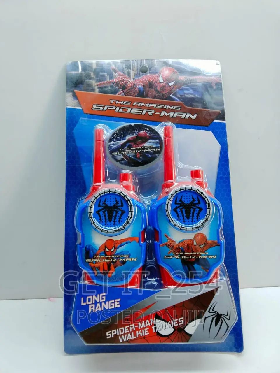 A Pair of Walkie Talkie
Available Cartoon Spiderman, Ben 10