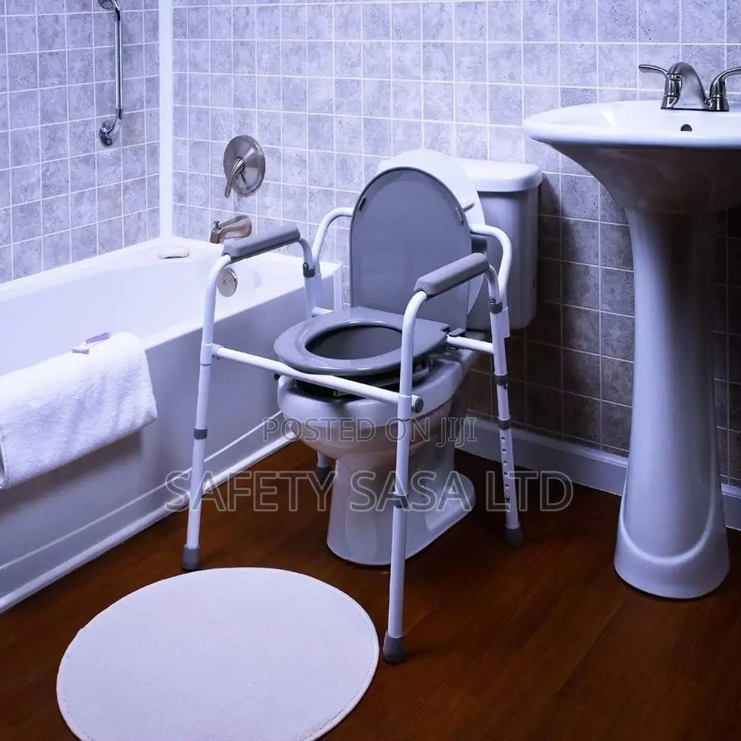 Toilet Commode Support: Toilet Seat/ Bed Side Toilet Raiser