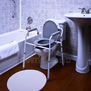 Toilet Commode Support: Toilet Seat/ Bed Side Toilet Raiser