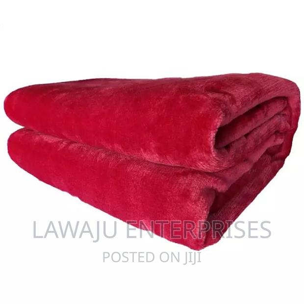 Red Fleece Throw Blanket