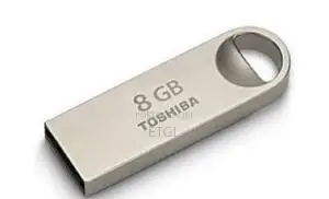 Toshiba Metallic USB Flash Drive 8GB USB 2.0