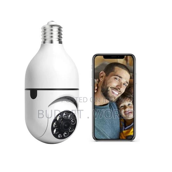 Security Camera With 360 Degree Panoramic View.Cctv Bulb - main view
