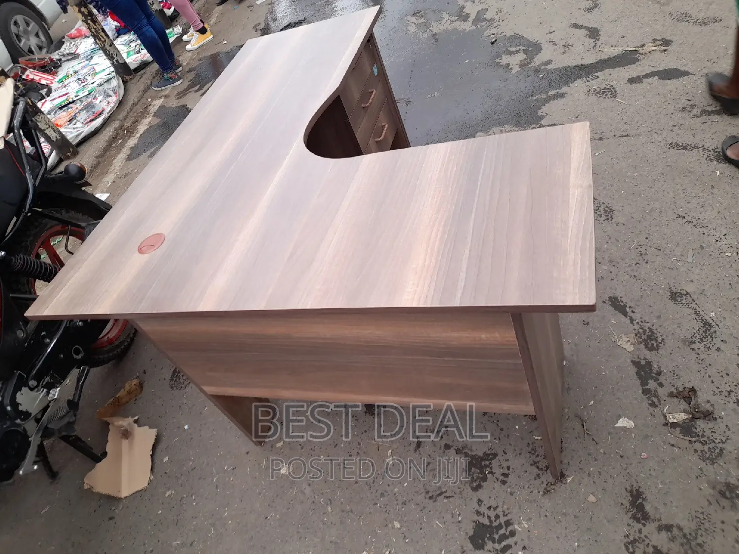 Office Desk L Shaped With Drawers Study Desk