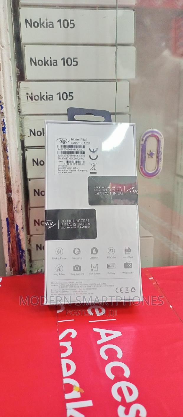 New Itel Flip 1 8 GB Black - thumbnail 3