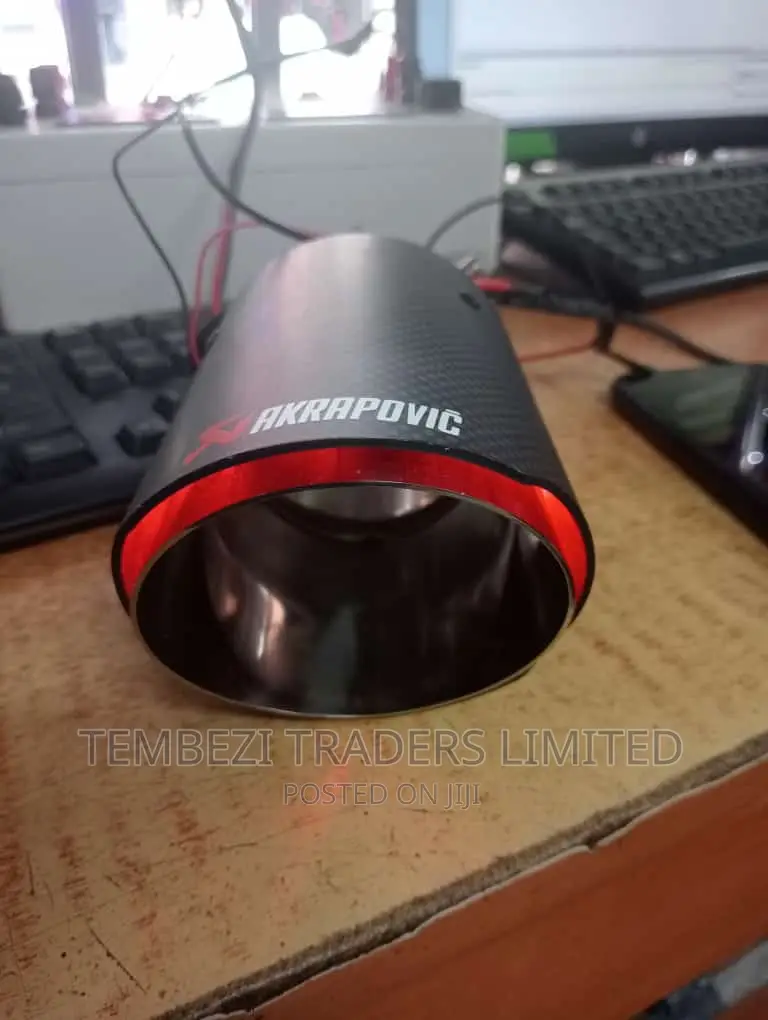 Akrapovic Muffler With Lights/Led Carbonated Exhaust