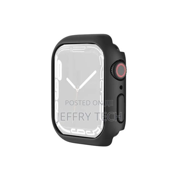 TPU Protective Case for Apple Watch Series 7 45mm(Black)