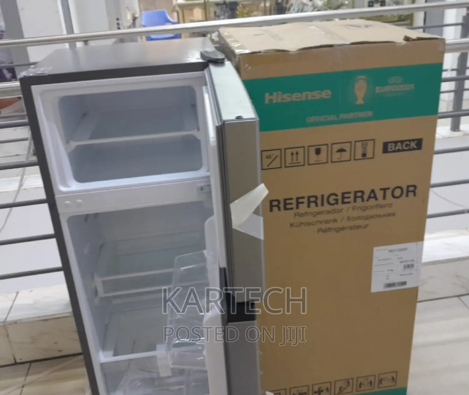 Hisense 120l Double Door Refrigerator Ref120dr