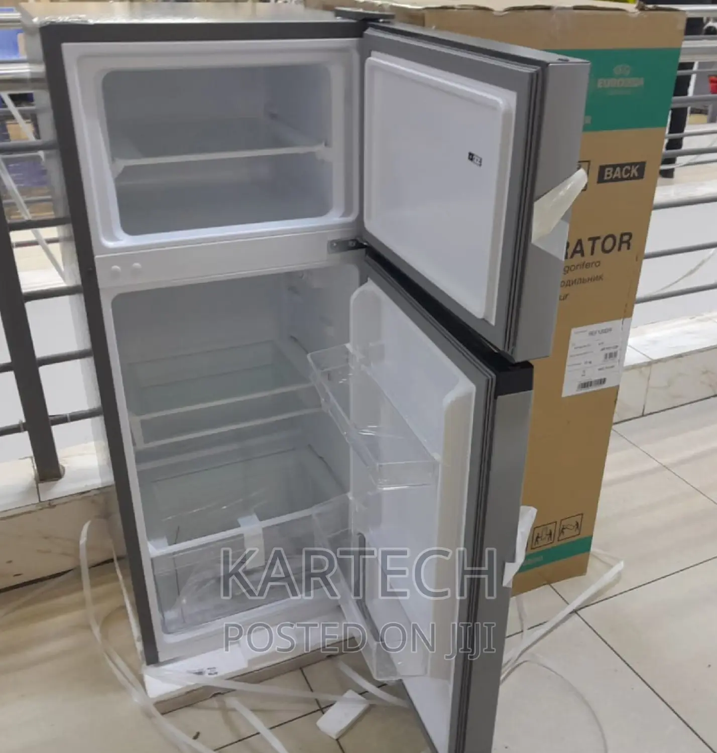Ref120dr Hisense Double Door Refrigerator -120 Liters