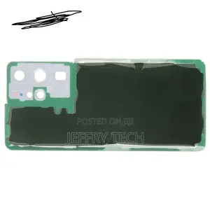 Back Glass With Camera Lens for Samsung Galaxy S21 Ultra Sil