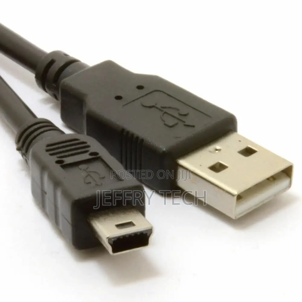 1 Metre Long MINI USB Cable Charge Charging Lead a to 5 Pin