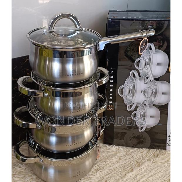 Edenberg Big Capacity Stainless Sufurias - main view