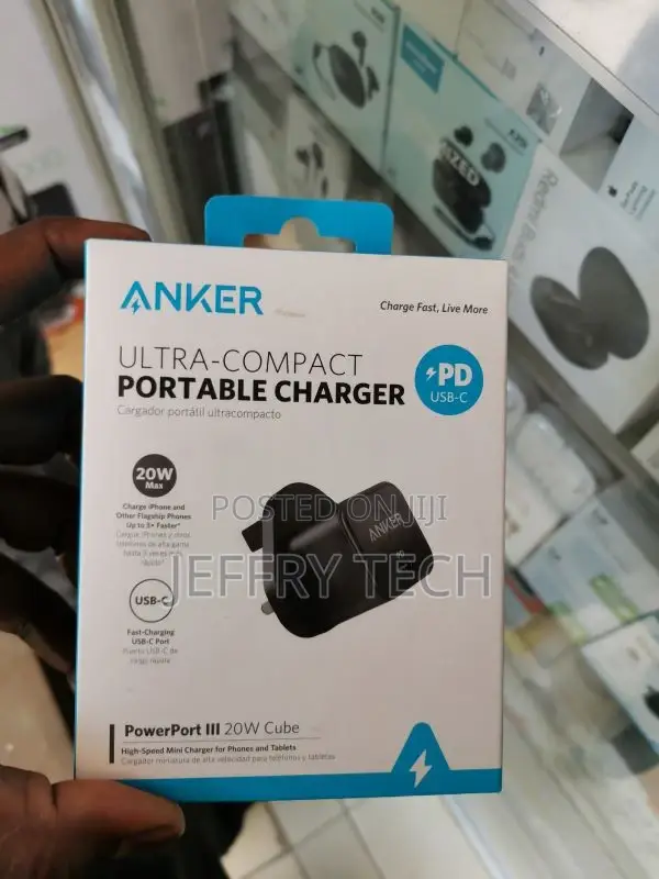 Anker Powerport III 20W Cube Ultra-Compact Portable Charger