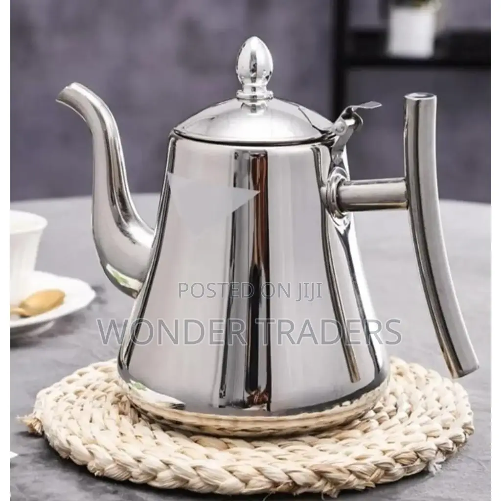 *Stainless Steel Tea Pot With Infuser Filter 2litre