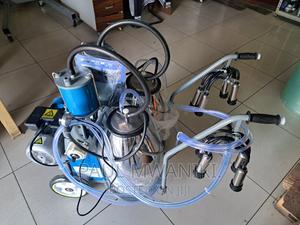 Stainless Steel Double Buckets Milking Machine. - thumbnail 2