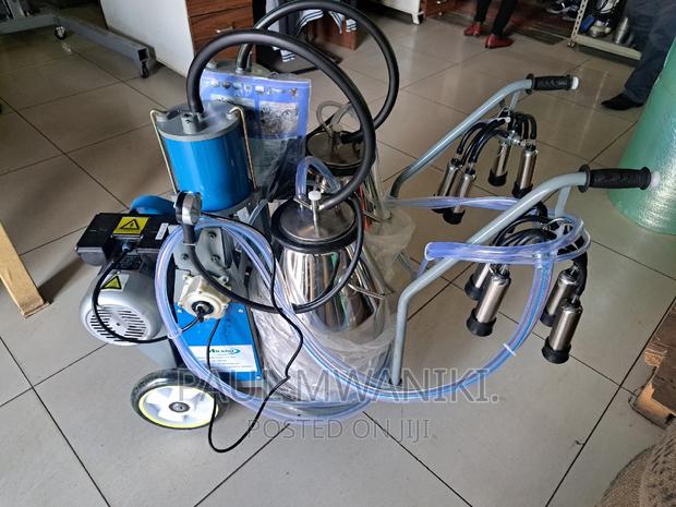 Stainless Steel Double Buckets Milking Machine. - thumbnail 7