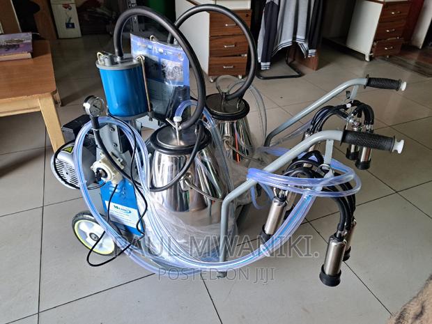 Stainless Steel Double Buckets Milking Machine. - thumbnail 5