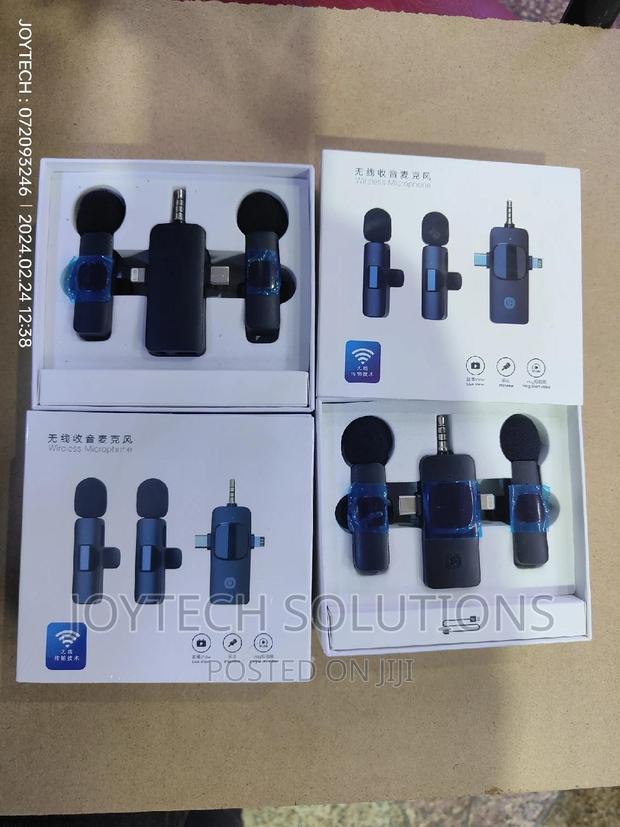 Wireless Lavalier Collar Microphone. iPhone, Type C, Jack A - main view