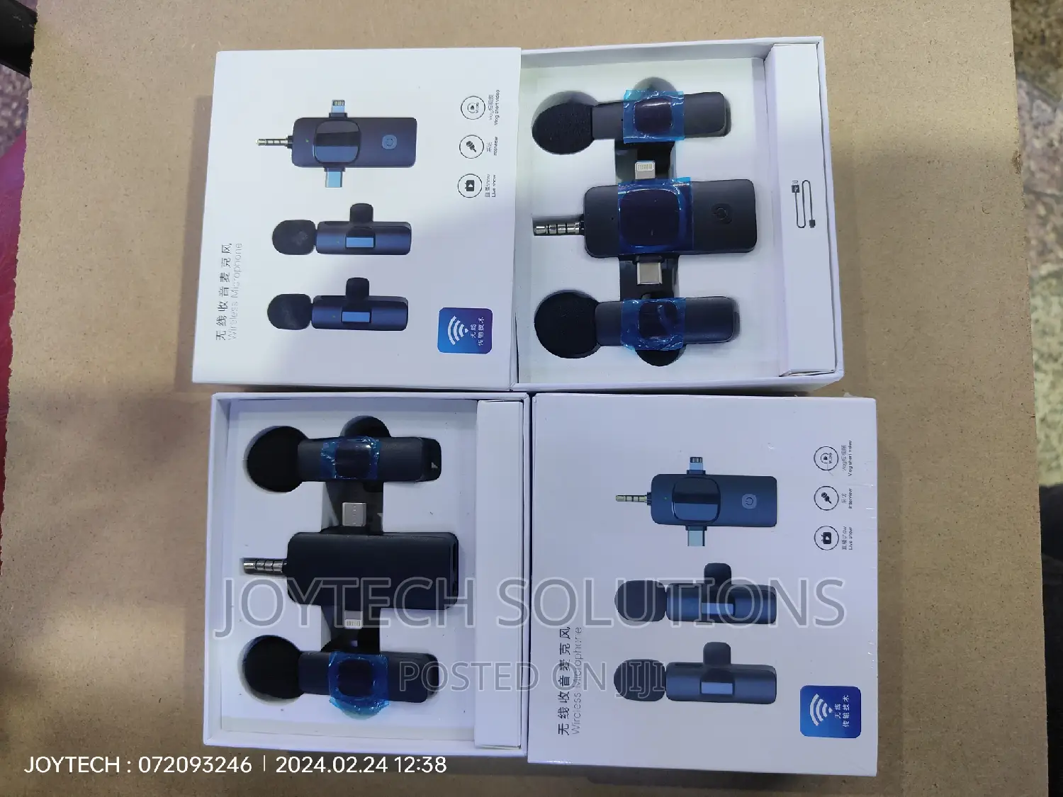 Wireless Collar Lapel/ Lavalier Microphone. iPhone Type C.