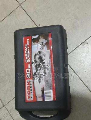 20 Kg Adjustable Chrome Dumbbells - thumbnail 2