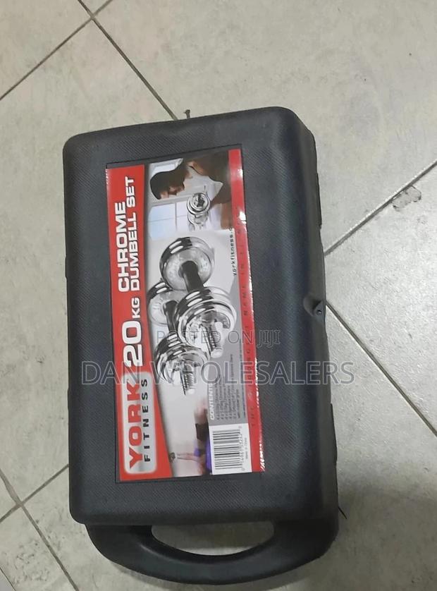Cast Chrome 20 Kg Dumbell Set
